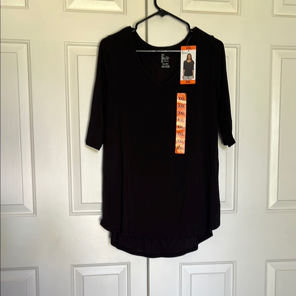 2 for $20❣️ NWT! Felina Classic Black Short Sleeve Tee